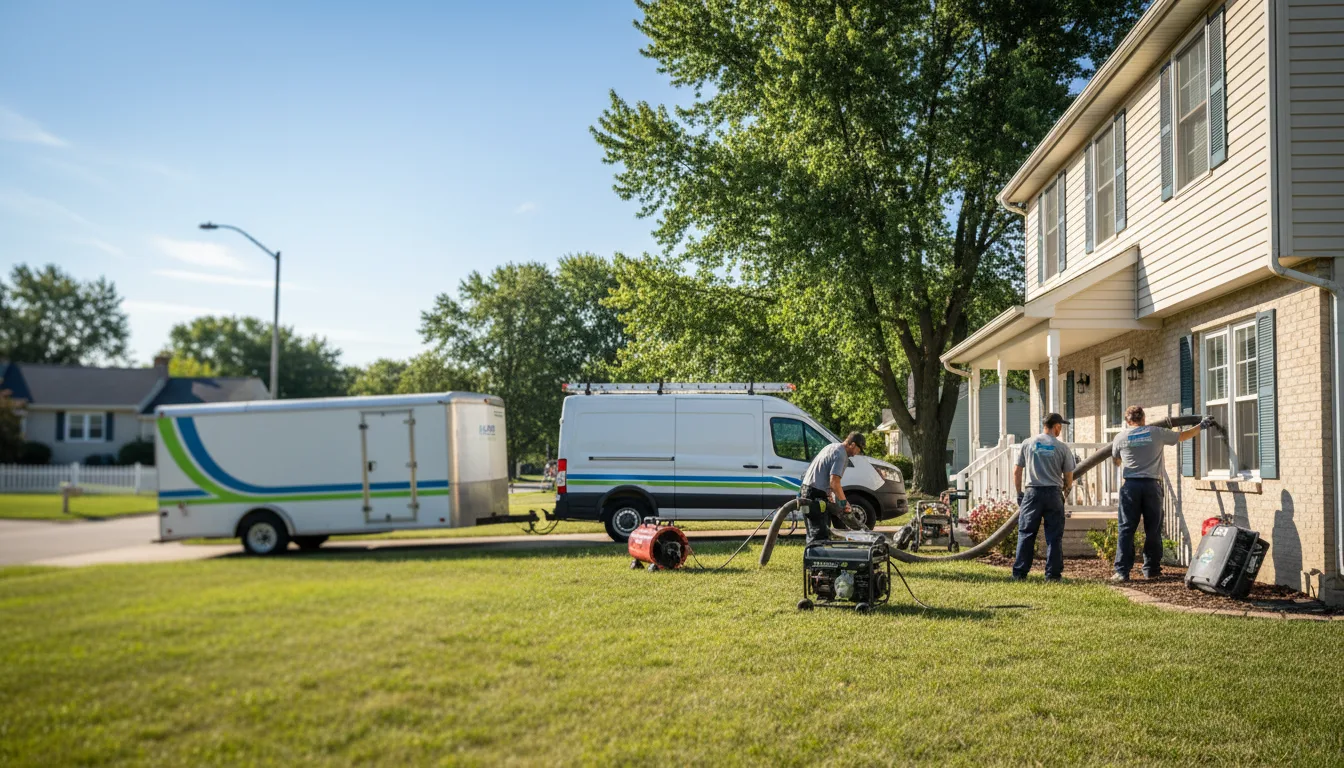 Flooded Basement Restoration And Cleanup With Repair in Shelbyville, MI near me